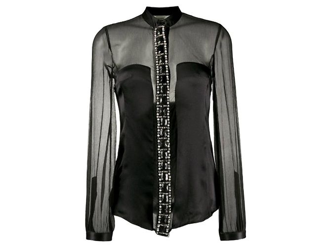 Gianfranco Ferré 90s Hemd Schwarz