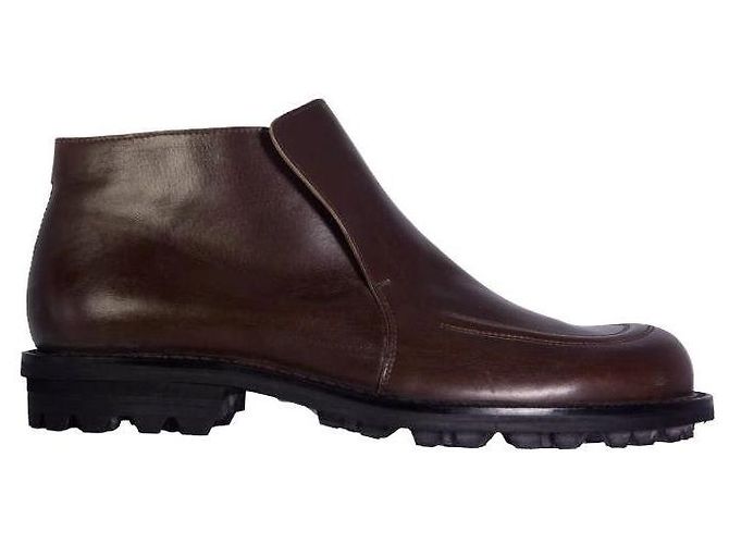 Romeo Gigli 90s Ankle Boots Brown