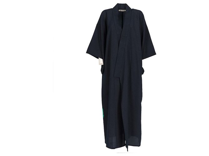 Autre Marque A.N.G.E.L.O. Vintage Upcycling Kimono '70 Blu