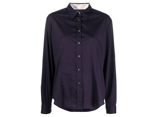 Burberry Camicia anni 2010 Porpora