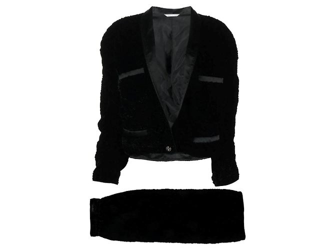 Versace Completo anni '80 Nero