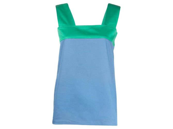 Top Yves Saint Laurent años 70 Azul claro