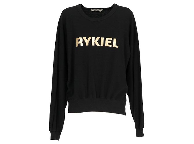 Sonia Rykiel Pullover aus den 80ern Schwarz