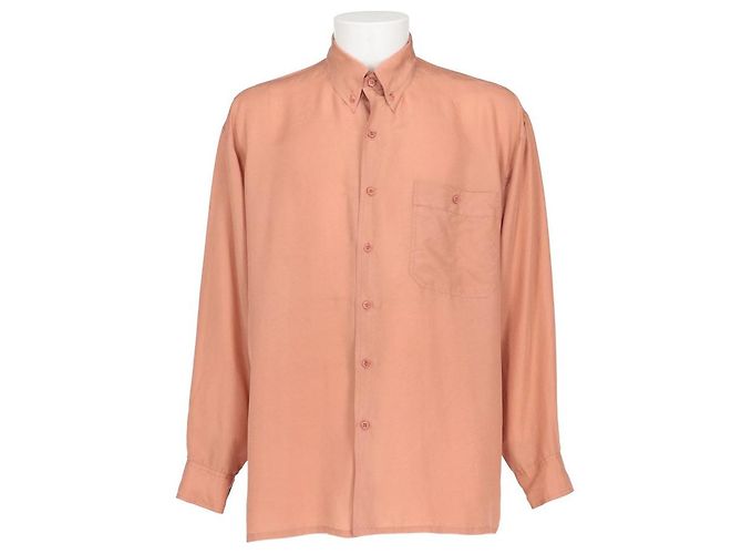 Autre Marque Camisa Oleg Cassini dos anos 2000 Rosa