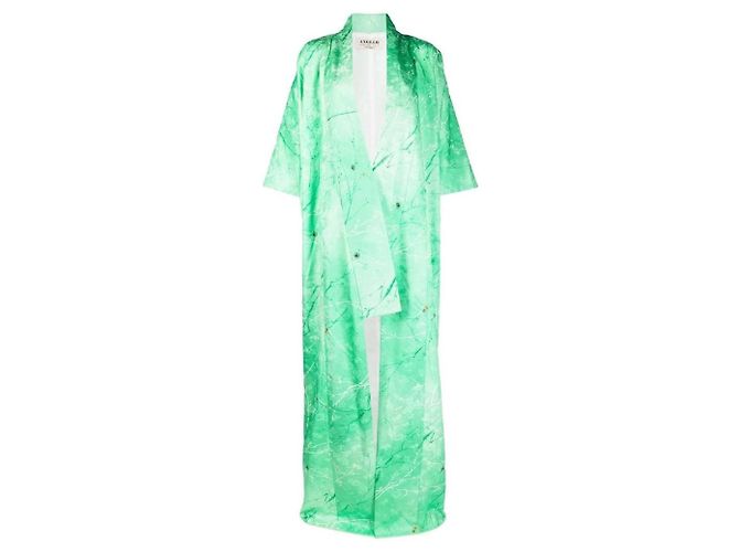 Autre Marque A.N.G.E.L.O. Vintage Cult 70s Kimono Verde