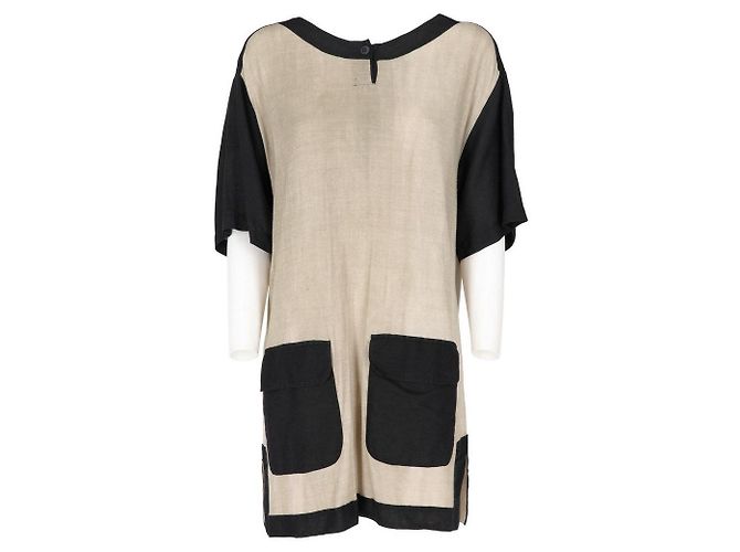 JC de Castelbajac 80s Maxi Sweater Bege