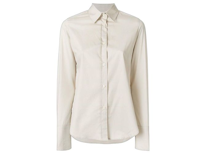 Camisa Romeo Gigli de los años 2000 Beige