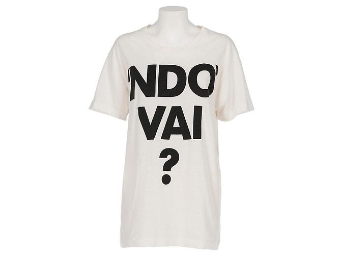 Camiseta Moschino 2000s Blanco