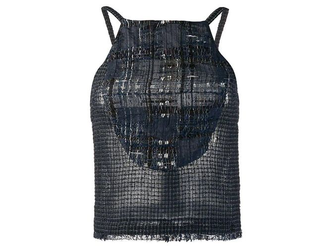 Chanel Early 2000s Top Blue