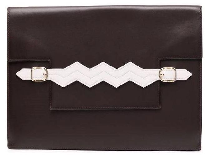 Hermès Borsa anni '80 Marrone