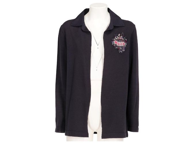 Cardigan Chanel des années 2000 Bleu