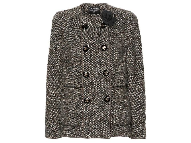 Chanel Bouclé Wool Jacket Multi Color Multiple colors