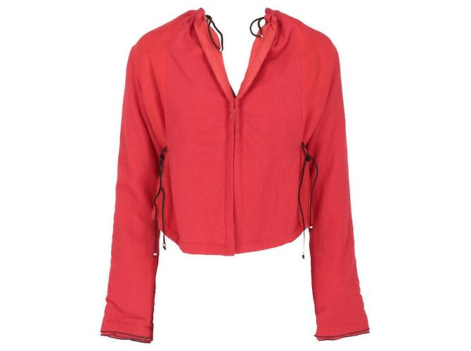 Autre Marque Marithé + François Girbaud 2000s Jacke Rot