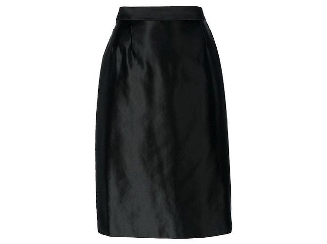 Yves Saint Laurent Falda de Mujer Negro