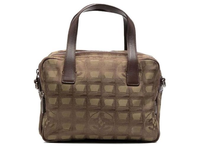 Bolsos de mano Chanel para mujer Caqui