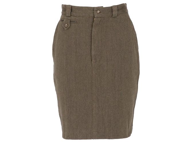 Ralph Lauren Gonna anni '90 Cachi