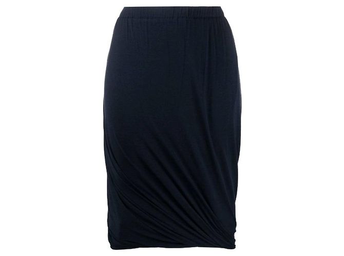 Lanvin Gonna anni '90 Blu