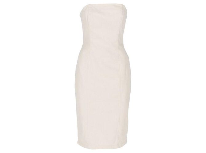Katharine Hamnett 90s Kleid Weiß