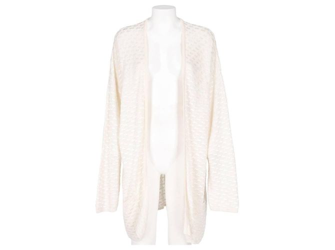 Cardigan Krizia en coton blanc