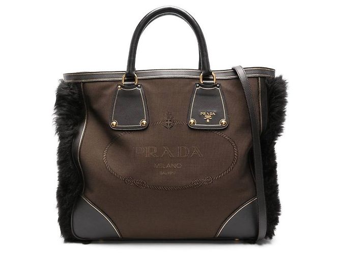 Autre Marque Prada Sac années 2010 Marron
