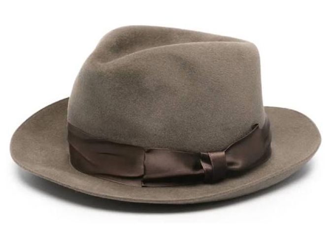 Autre Marque Giorgio Armani Hut aus den 90ern Grau