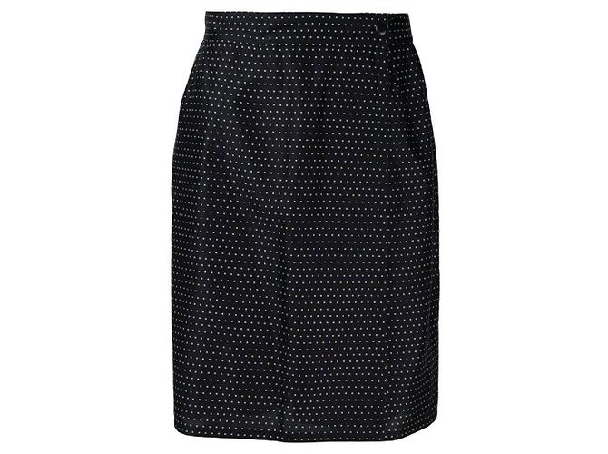 Falda-pantalón Versace de algodón negro