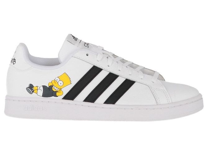 Baskets Adidas pour hommes Blanc