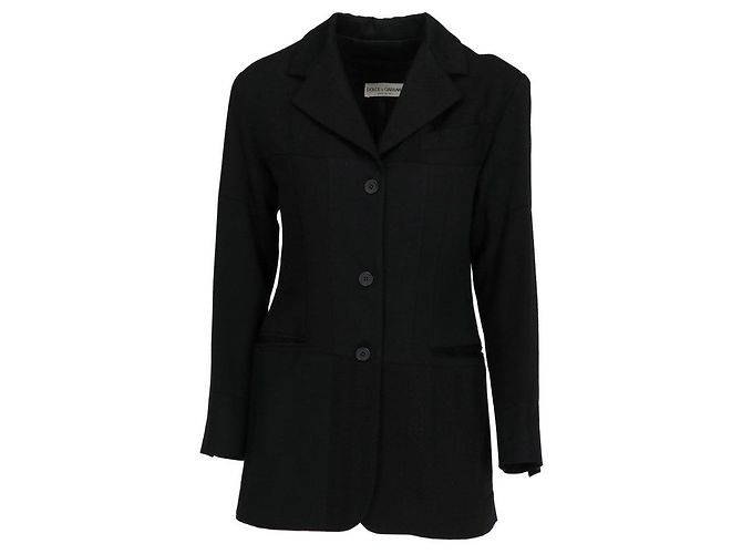 Dolce & Gabbana Jacke aus den 90ern Schwarz
