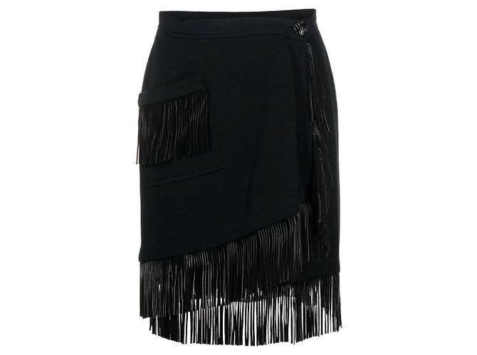 Yves Saint Laurent Gonna anni '90 Nero