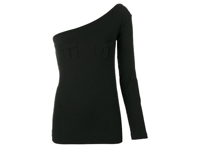 Autre Marque Top Romeo Gigli principios de los 2000 Negro