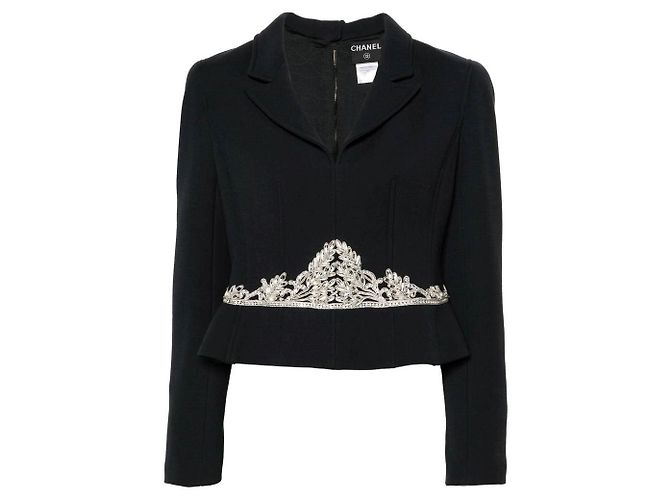 Chanel Blue Wool Jacket
