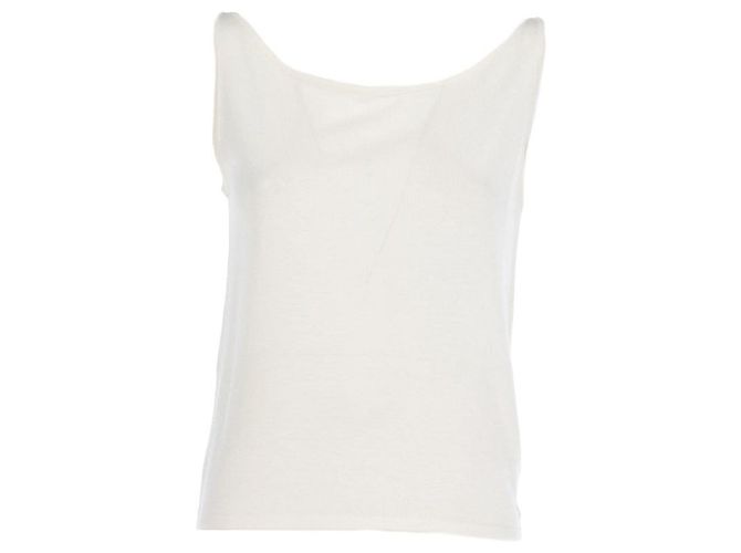 Canotta Versace anni 90 in cotone bianco