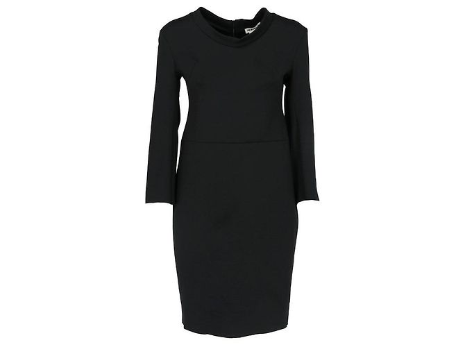 Jil Sander Kleid 2010s Schwarz