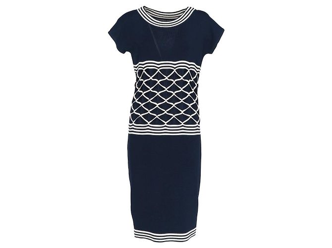 Autre Marque A.N.G.E.L.O. Vintage Cult 90s Kleid Blau
