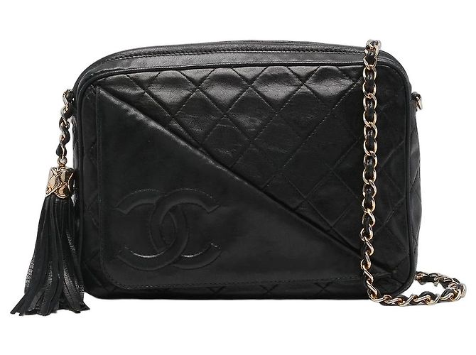 Autre Marque Chanel Borsa anni 1989-1991 Nero