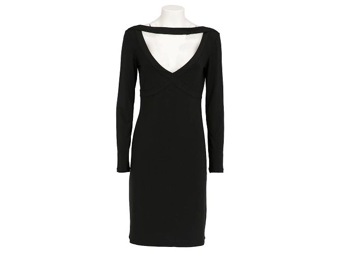 Versace Jeans Couture Kleid Schwarz Midi
