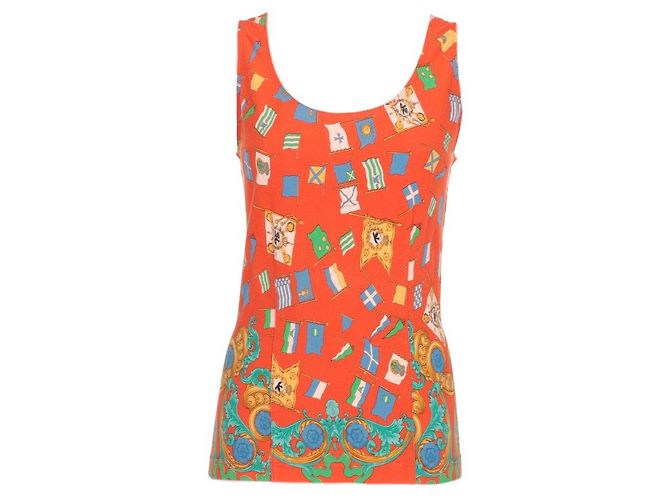 Canotta Versace 2000s Arancione