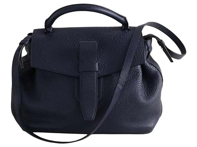 Borsa a tracolla Lancel in pelle blu