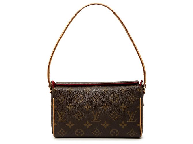 Borsa a tracolla Louis Vuitton Monogram Recital Marrone