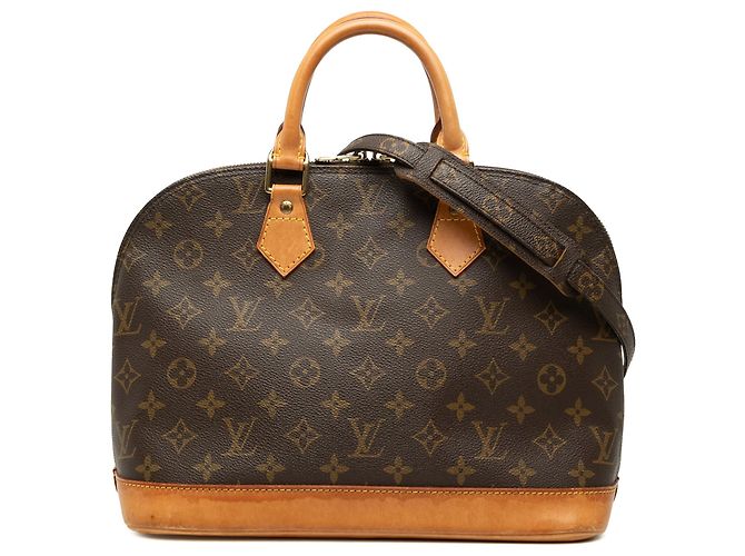 Borsa a mano Louis Vuitton Monogram Alma PM Marrone