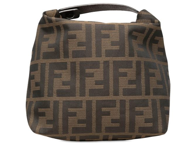 Borsa Fendi Zucca Canvas marrone