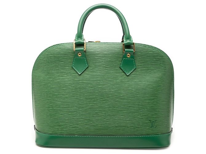 Louis Vuitton Epi Alma PM Handtasche Grün