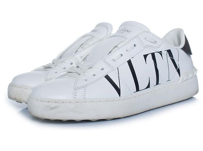 Valentino Garavani, baskets Open VLTN rockstud Blanc