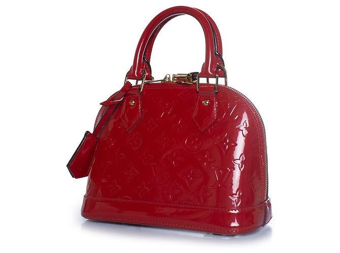 Louis Vuitton, Monogram vernis alma BB in cerise Roja