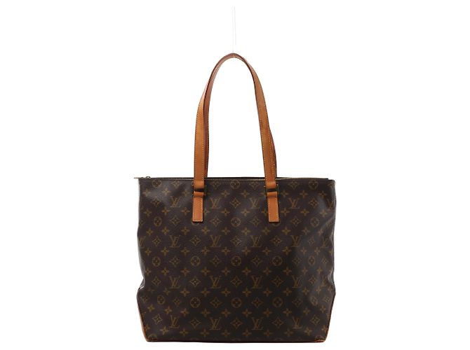 Sac à main Louis Vuitton Cabas Mezzo Monogram Canvas Brown M51151 Marron