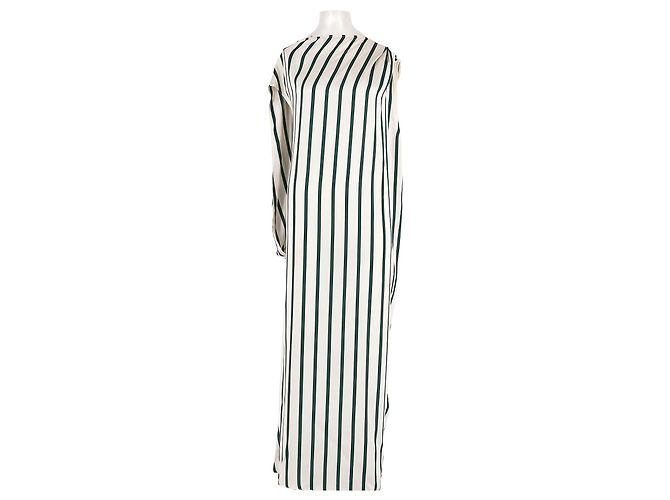Autre Marque Vestido de seda blanco BONDI BORN