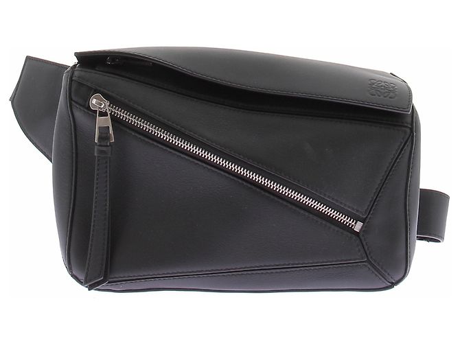 Borsa a tracolla Loewe in pelle nera Nero