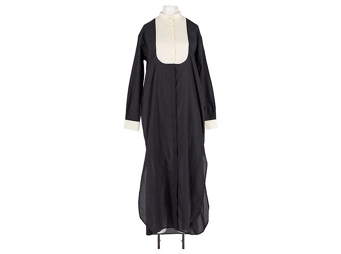 Autre Marque Abito in cotone nero SESSEI