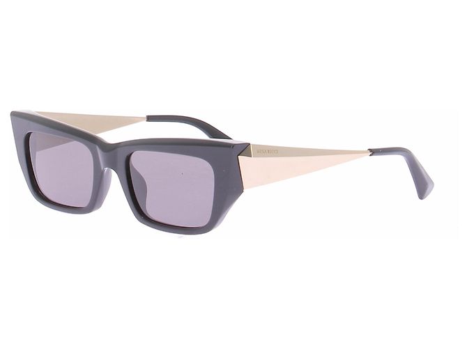Nina Ricci Occhiali da sole neri e oro SNR486 Nero