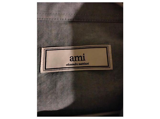 Autre Marque Camicia Ami Alexandre Mattiussi Azzurro Blu